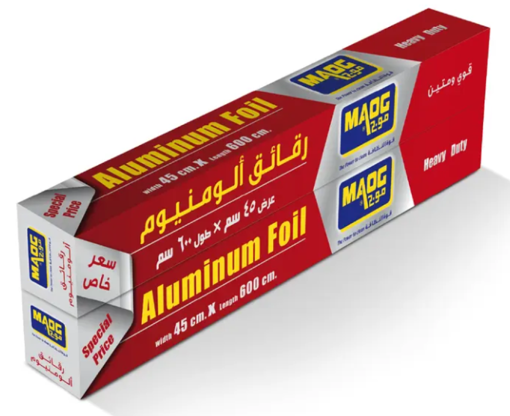 موج رقائق ألومنيوم 2 حبة عرض خاص 45 سم * 600 سم