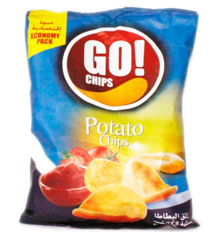 قو شيبس بطاطس بنكهة الكاتشب 80 جم