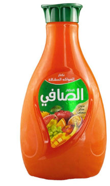 الصافي نكتار الفواكة المشكلة بدون سكر مضاف  1.4لتر