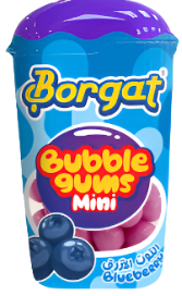 بورقات بابل قم حلوى بنكهة التوت الازرق 15 جم