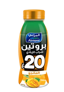 المراعي  بروتين 20جم  شراب الزبادي نكهة المانجو 250مل