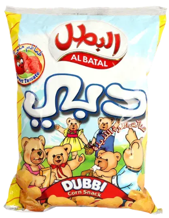 البطل دبي سناك ذرة بالطماطم الحلوة 100 جم