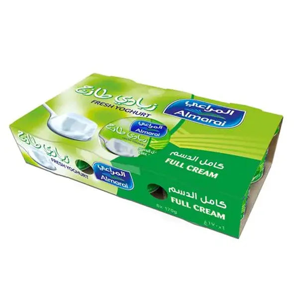 المراعي زبادي كامل الدسم مجموعة 6 حبات 170 جم