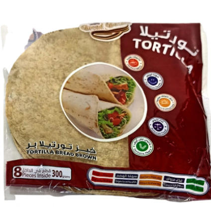 مخابز السلة خبز تورتيلا بر 8 قطع