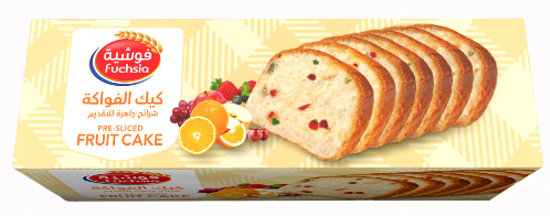 فوشية كيك الفواكة شرائح 230 جم