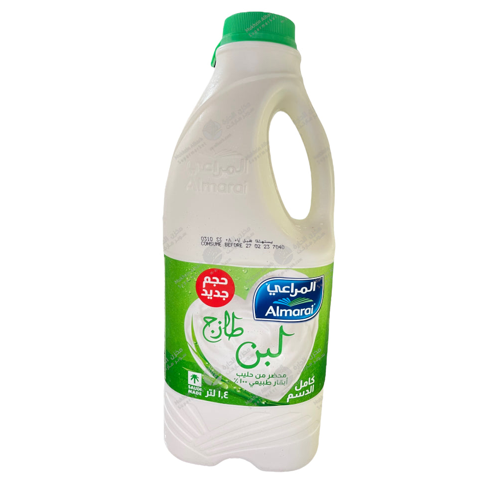 المراعي لبن كامل الدسم 1.4 لتر