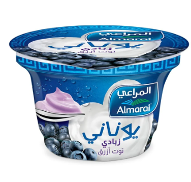 المراعي زبادي يوناني توت ازرق 150 جم