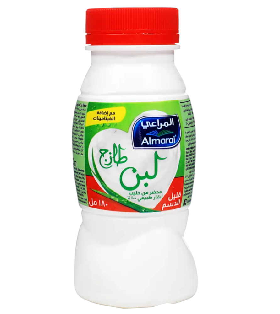 المراعي لبن طازج قليل الدسم 180 مل