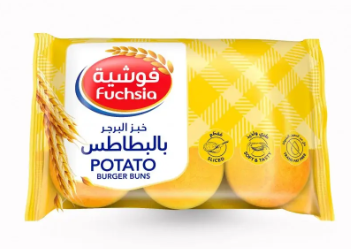فوشية خبز البرجر بالبطاطس  402 جم