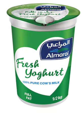 المراعي زبادي كامل الدسم 500 جم