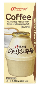 BINGGRAE مشروب حليب بنكهة القهوة 200 مل