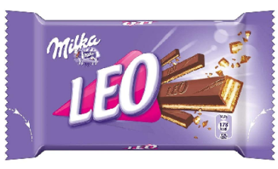 ميلكا ليو ويفر مغطي بالشوكولاتة بالحليب محشو بالكريمة 33.3جم