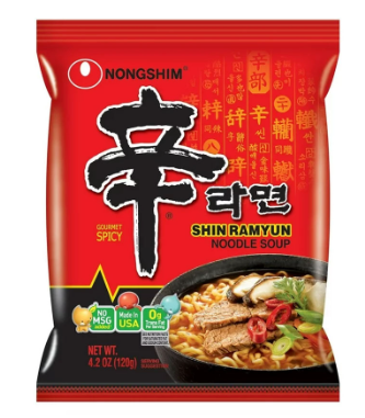 نونج شم شن راميون معكرونة شرقية 120جم 