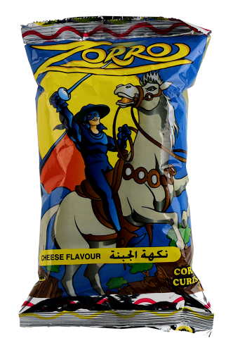 نسمة زورو منتفخات الذرة نكهة الجبنة 20جم