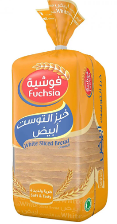 فوشية خبز التوست ابيض 550جم
