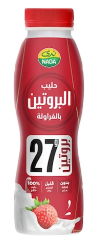 ندى حليب البروتين بالفراولة 320مل