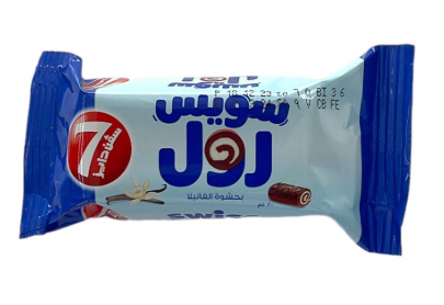 سفن دايز سويس رول بحشوة الفانيلا 20جم