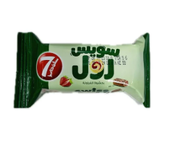 سفن دايز سويس رول بحشوة الفراولة 12*20جم 