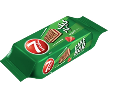 سفن دايز كيك بار بحشوة الفراولة 25جم