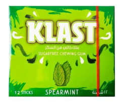 كلاست علكة النعناع البارد خالي من السكر 12 شريحة