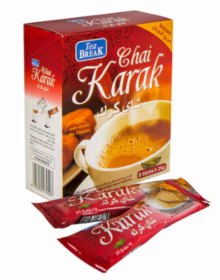 شاي كرك بالهيل سريعة الذوبان 8 ظرف * 25جم