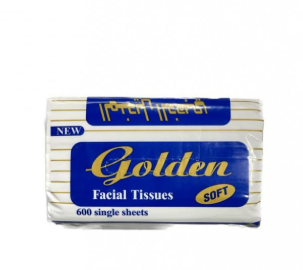 المنديل الذهبي مناديل للوجه ناعم 600 منديل 