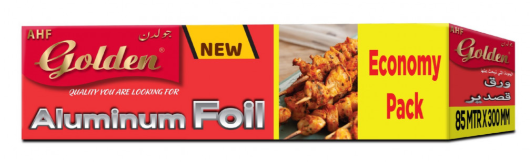 جولدن ورق قصدير رول 30سم*85متر 