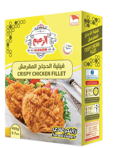 الزعيم فيلية الدجاج المقرمش ٤٥٠ جرام