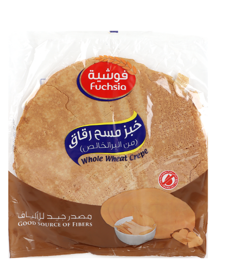فوشية خبز مسح رقاق من البر الخالص 240جم