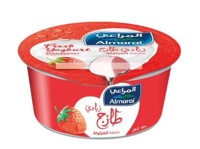 المراعي زبادي طازج بنكهة الفراولة 150جم