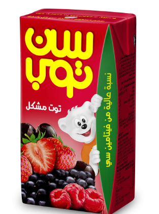 سن توب شراب توت مشكل 125مل 