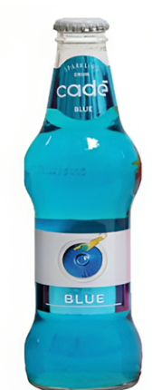 كادية مشروب غازي أزرق 300 مل 
