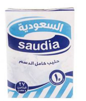 السعودية حليب طويل الاجل كامل الدسم 200 مل 