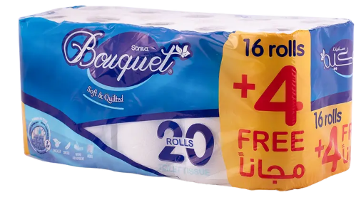 سانيتا رول حمام بوكية 16+4رول 