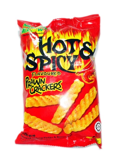 [A6-Line4] مياو مياو بطاطس بنكهة الجمبري الحار والمتبل  60 جم