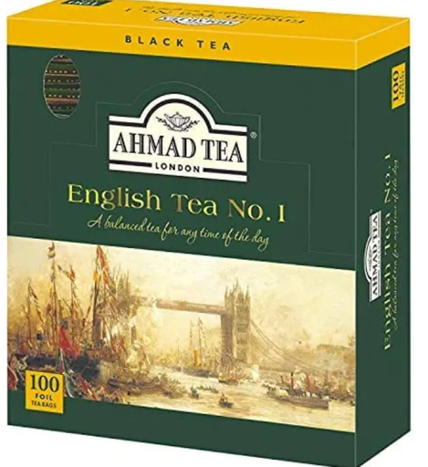 [F1 - line1] شاي أحمد انجليزي 100 ظرف + 3 أظرف أعشاب