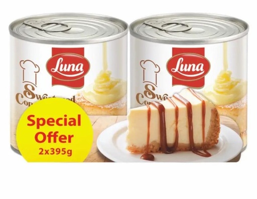 [E6-Line4] لونا حليب مكثف عبوة اقتصادية (2*395جرام)