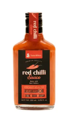 تست افريكا صلصة الفلفل الاحمر الحار 200 مل
