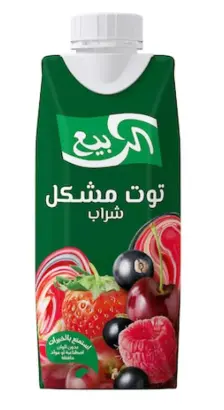 الربيع عصير عنب وتفاح وتوت مشكل 250مل