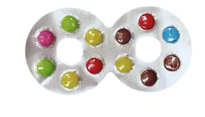 متش حلوى ابونظارة بالشوكولاتة 8 جم