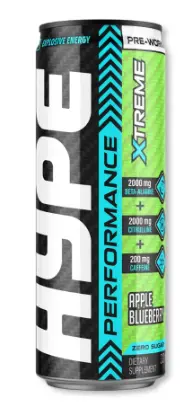 هايب مشروب الطاقة بنكهة توت الازرق 330 مل