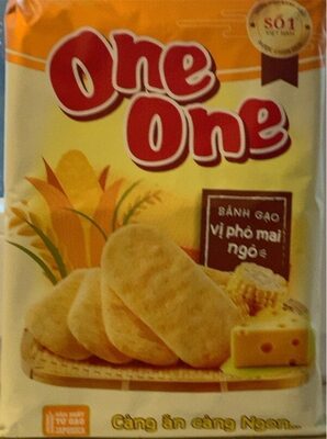 وان وان مقرمشات الارز بنكهة الجبن والذرة 118 جم  