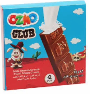 اوزمو كلوب فينجر شوكولاتة بالحليب 44 جم  