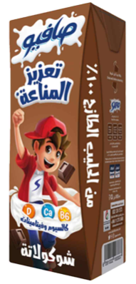 [SA1-line4] صافيو حليب شوكولاتة تعزيز المناعة 185مل