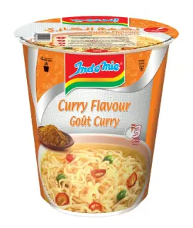 اندومي كاسات شعيريه بنكهةالكاري سريعه التحضير 60جم  