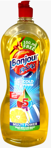 [E2-Line1@] بونجور سائل غسيل الصحون 1 لتر +100مل مجانا