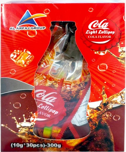 [A2-Line1@] كولا لايت مصاص بنكهة الكولا 30 * 10 جم