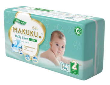 [L6-Line5] ماكوكو حفائض العناية اليومية مقاس 2 شريط 44 حفاض