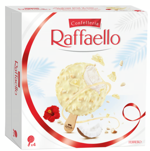 [AB1-Line5] رافايلو ايسكريم علبه 4 قطع*47جم