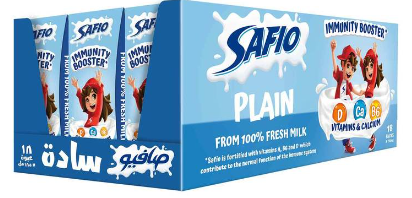 [E5-Line1] صافيو حليب سادة تعزيز المناعة 18*185 مل